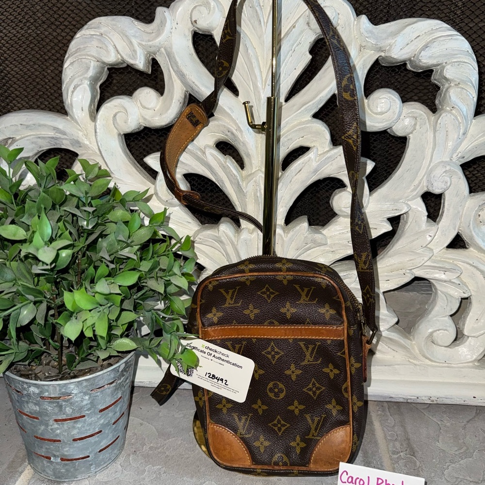 Vintage Louis Vuitton Danube Brown Monogram with Free COA